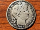 1912 s Barber Half Dollar