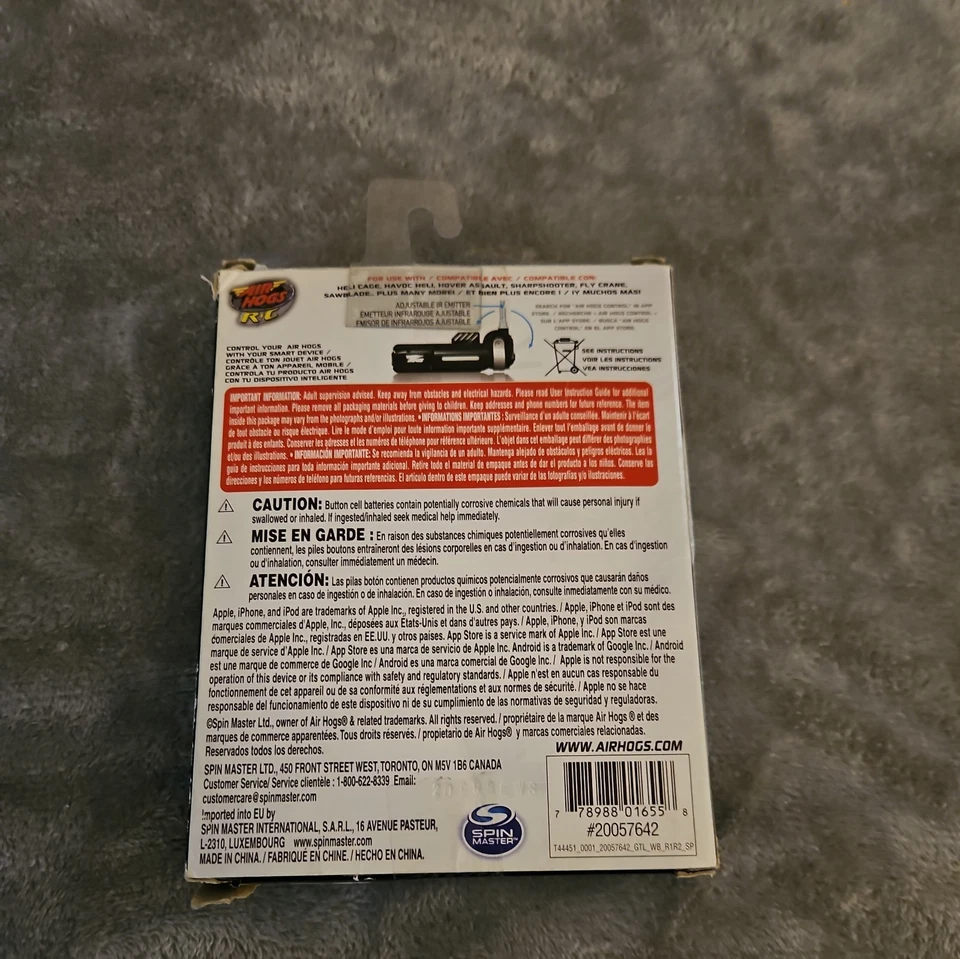 Air Hogs Link Remote Control Transmitter iOS Android Device RC Havoc Heli Cage - Image 2 of 2