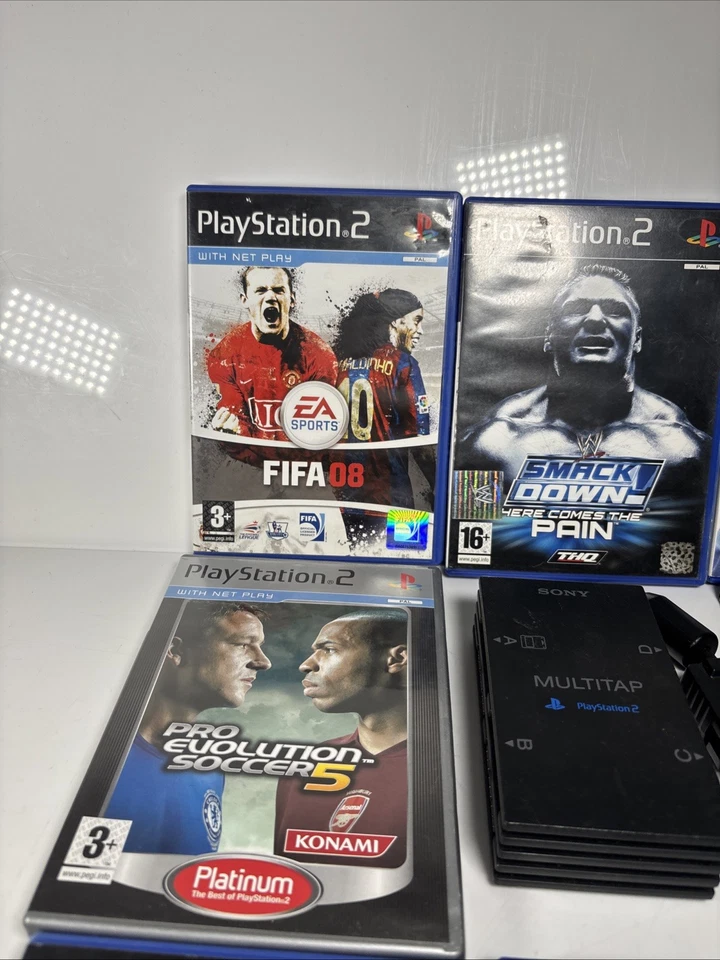 PS2 PlayStation Official Sony Phat Multi-Tap ( SCPH-10090 ) Multi Games Bundle - Image 3 of 4