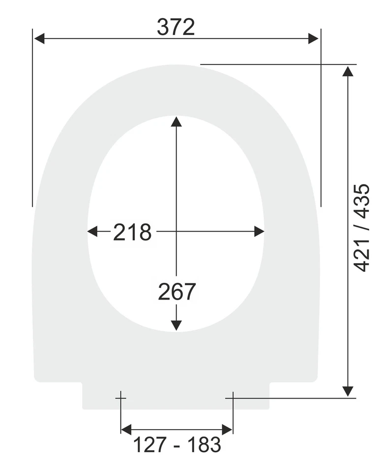 WC Sitz mit Deckel FÜR Geberit ICon 4U | weiß | Absenkautomatik | abnehmbar  - Bild 2 von 4
