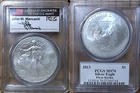 2013 FIRST STRIKE SILVER EAGLE  MS70 SIGNED ( #1)