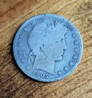 Antique 1905-S BARBER HALF-DOLLAR Circulated