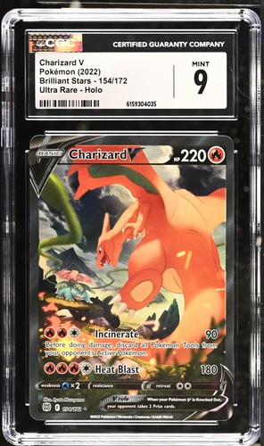 Charizard V graded CGC 9 for sale on eBay