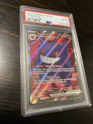 Pokémon PSA 8 Temporal Forces Gengar ex 193/162 Holo