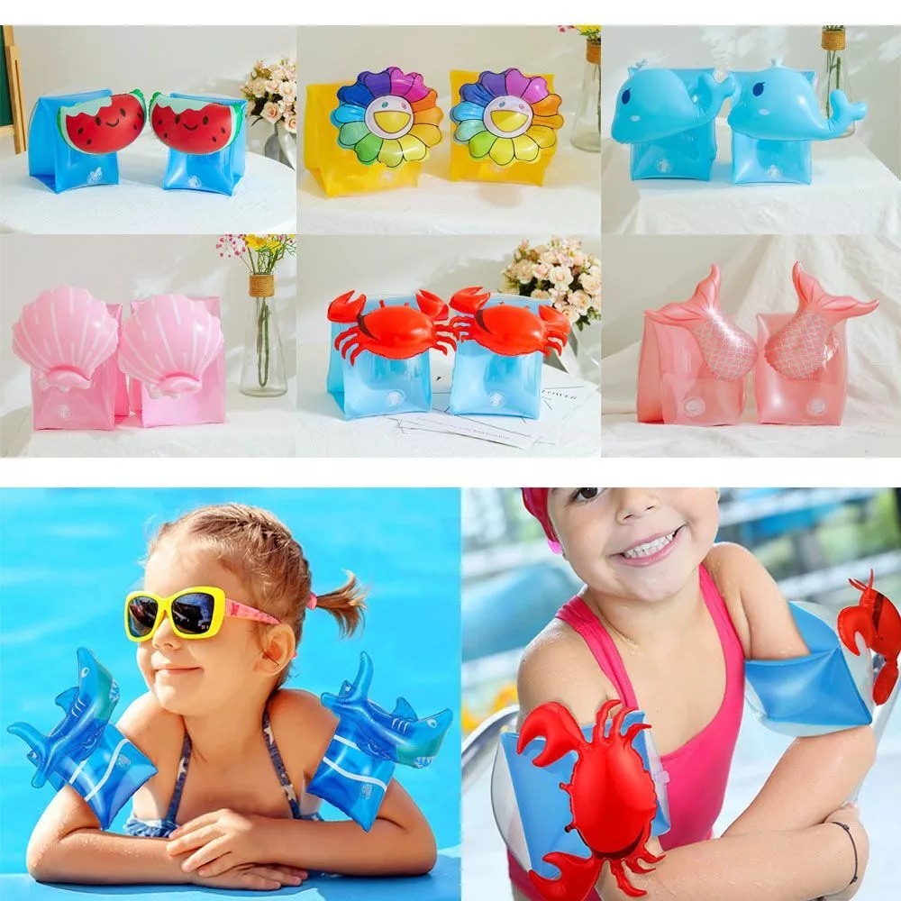 Inflatable Baby Floats Hand Swimming Arm Ring Swim Pool Floating