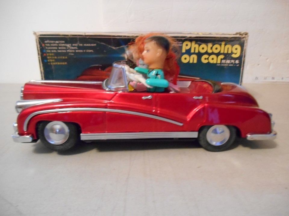 1960 – Photoing Car Chine – Jouet Ancien 1/60 état Neuf En Boîte