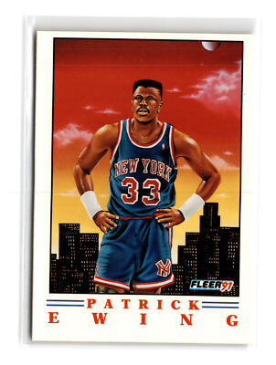 Patrick Ewing Basketball #69 1991-92 Fleer Wheaties New York