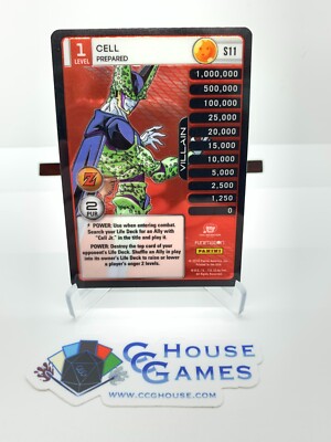 DBZ TCG - Cell Prepared Level 1 S11 Panini: Awakening High Tech