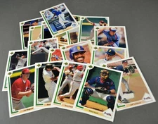 1991 Upper Deck MLB Baseball Single Trading Cards Base Standard - Your Choice