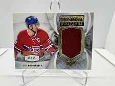 2015-16 UPPER DECK PREMIER SWATCHES MAX PACIORETTY 44/65 MONTREAL CANADIENS