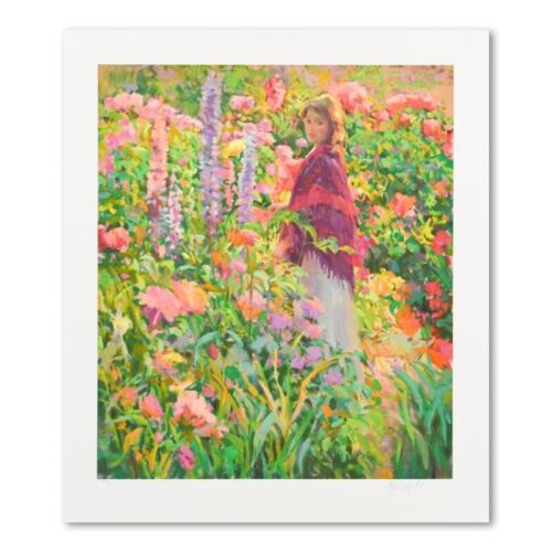 Don Hatfield "Private Garden" Hand signed Limited Edition Serigraph - Picture 1 of 2