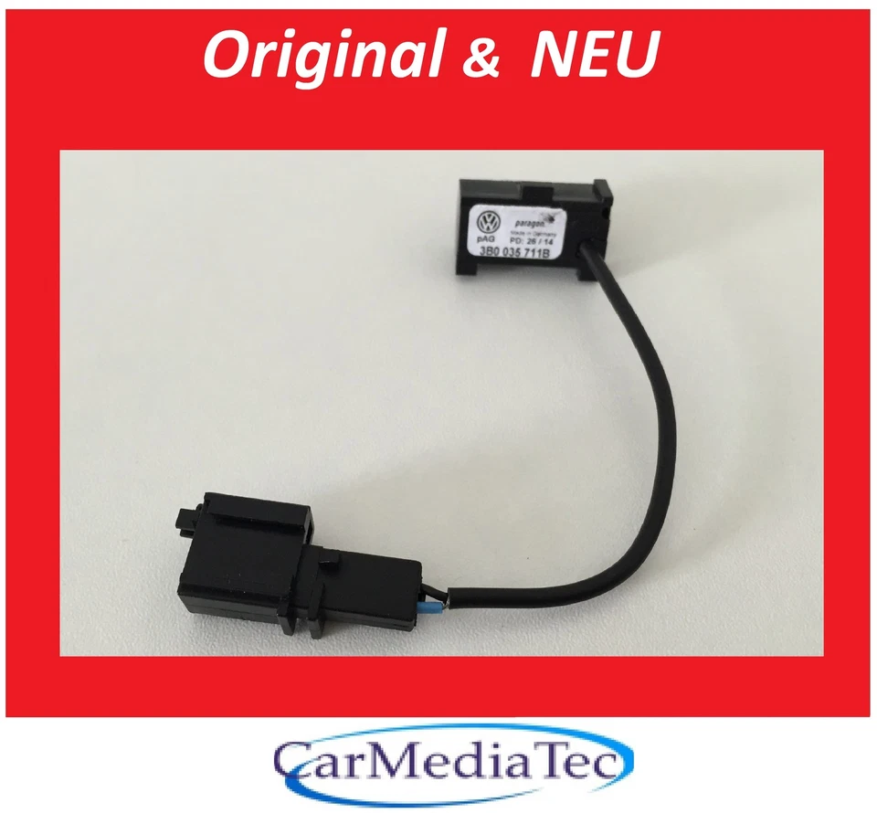 Original VW FSE Telefon Mikrofon Mic Paragon PAG 3B0035711B Sharan Touran Eos - Bild 1 von 1