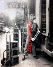 Stroh's Brewery Being Delivered To Freds Bar 8x10 Photo