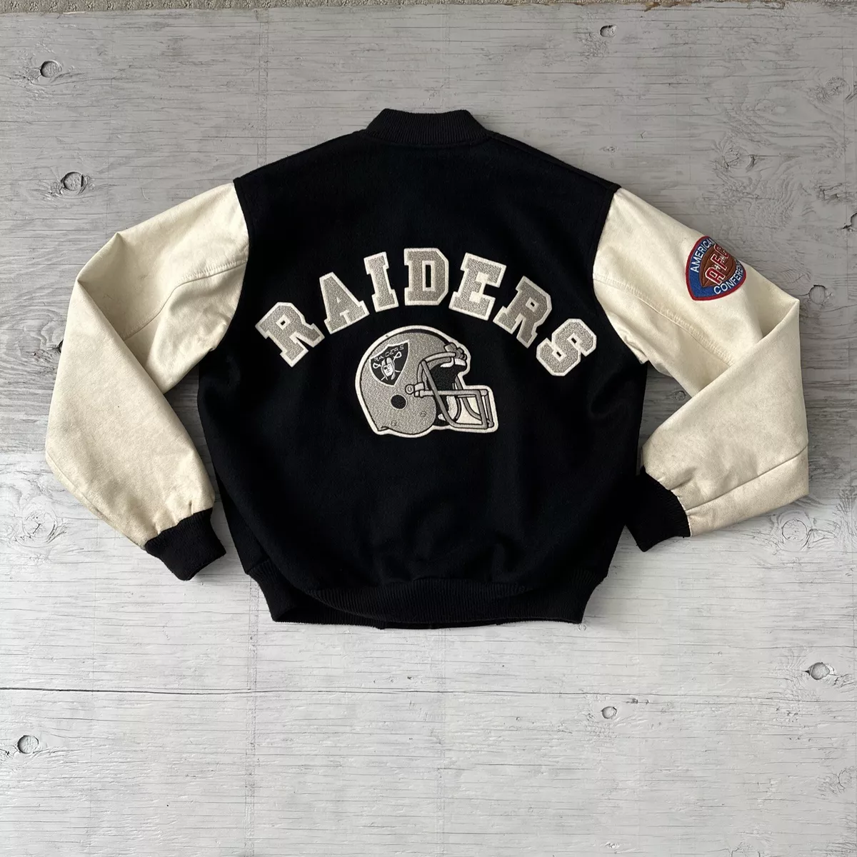 CHALK LINE HOOD COAT RAIDERS