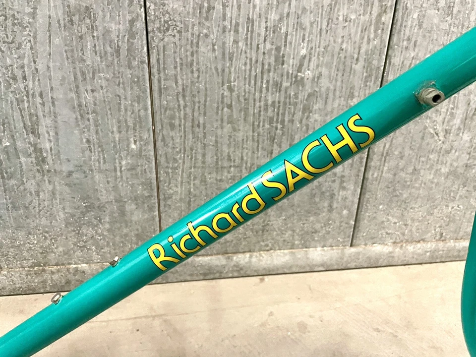 Cuadro de acero para bicicleta de carretera Richard Sachs vintage 1988 hecho a mano en EE. UU. raro Foto 2 de 4