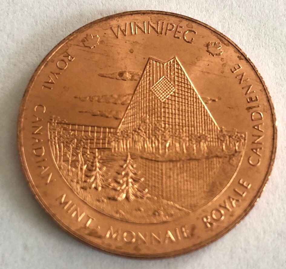 KANADA, Königlich Kanadische Münze in Ottawa + Winnipeg, Kupfer, 35 mm