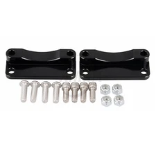2PCS Black Front Fender Relocator Kit For Harley Touring Road King Glide USA