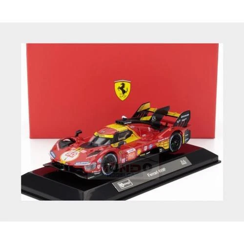 1:43 BURAGO Ferrari 499P #50 Winner Le Mans 2024 Fuoco Molina +Showc.BU36316-50 - Immagine 2 di 3
