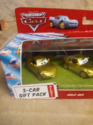 Disney Pixar Cars 3 Car Gift Pack Gold Mia Tia Bling Bling