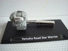 YAMAHA ROAD STAR WARRIOR ENGINE MINIATURE MOTOR ON PLATE 1:18 UNIQUE