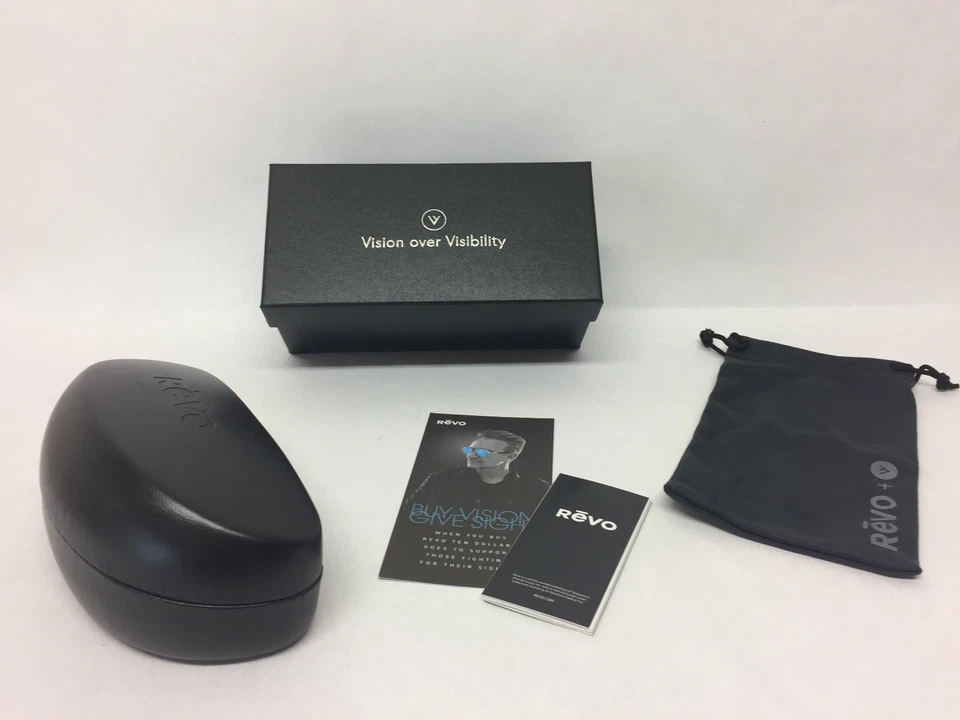 Revo occhiali da sole sunglasses Freeman Crystal lens RE 1012 02 GBR 58-16-135 - Imagen 4 de 4