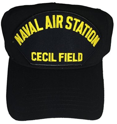 NAVAL AIR STATION CECIL FIELD HAT - BLACK - Veteran Owned Business