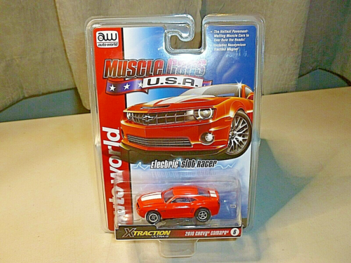 NEW AW MUSCLE CARS U.S.A.2010 CHEVY CAMARO #6 XTRACTION ULTRA-G 1/64 SCALE NEW - Picture 1 of 8