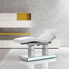 LETTINO ELETTRICO PER ESTETISTA COLORE BIANCO LETTINI ESTETICA CON CROMOTERAPIA