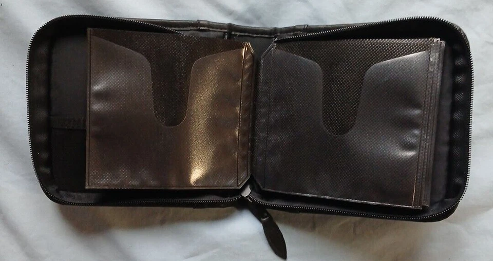 Case Logic CD Binder 24 Disc Capacity Faux Leather DVD - Image 4 of 4