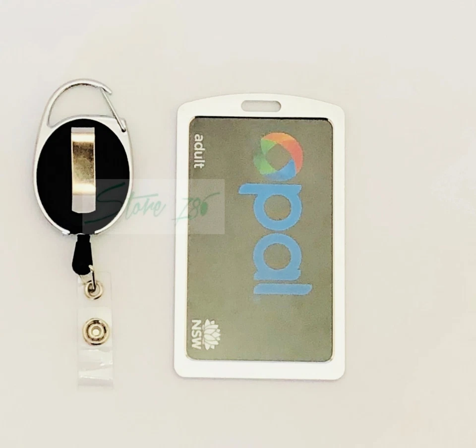 Retractable Id card Holder Badge with Strong Metal Id Card Holder AUS STOCK - image 3 of 4