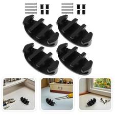  4 Pcs Kayak Accessories Replacement Parts Nylon Deck Cleat Rope Track Mount