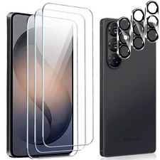 For Samsung Galaxy S26 Ultra S25 S24 Tempered Glass Screen Protector/Camera Lens