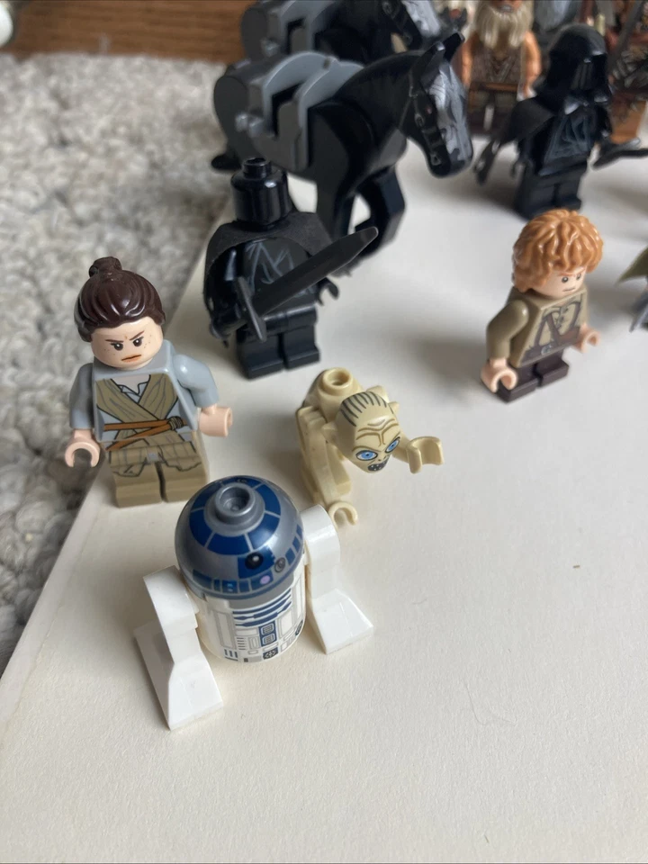 Lote de minifiguras e peças incompletas Senhor dos Anéis + Star Wars e Ninjago - Imagem 2 de 4