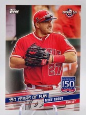 2019 Topps Opening Day MIKE TROUT #YOF-25  150 Years Of Fun  MINT!