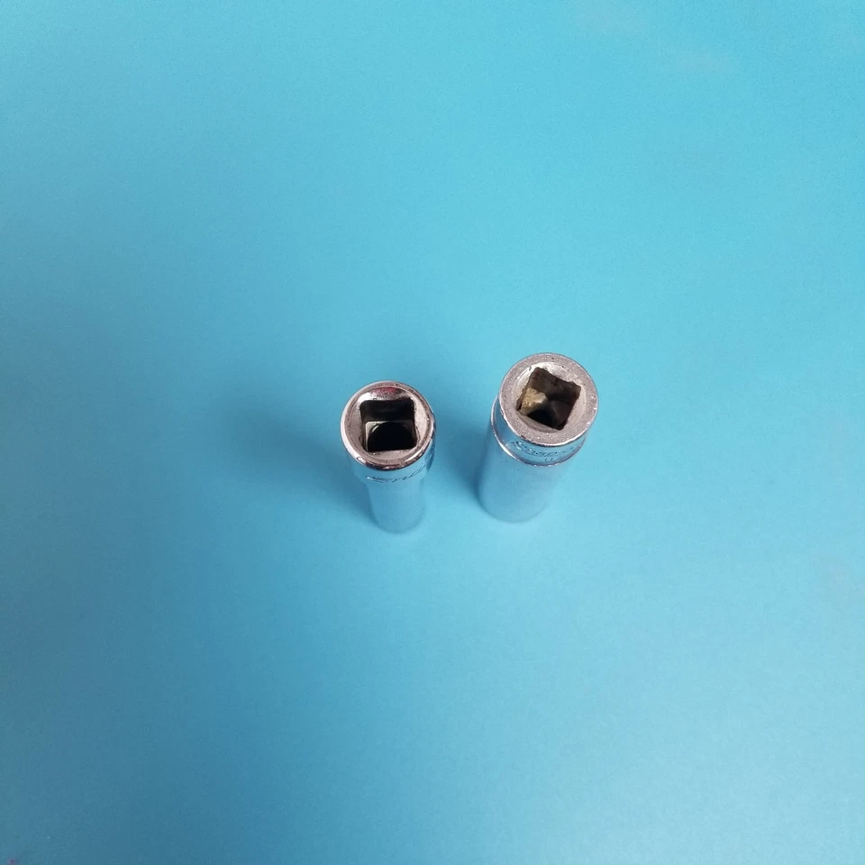 SNAP-ON STMD12 & STM8 1/4 drive Deep Well Sockets 3/8" 12 Point & 1/4" 6 point - Image 2 of 2