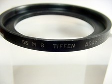 55mm-Series 8 Step-Up Adapter Ring Tiffen USA New No box 6.95