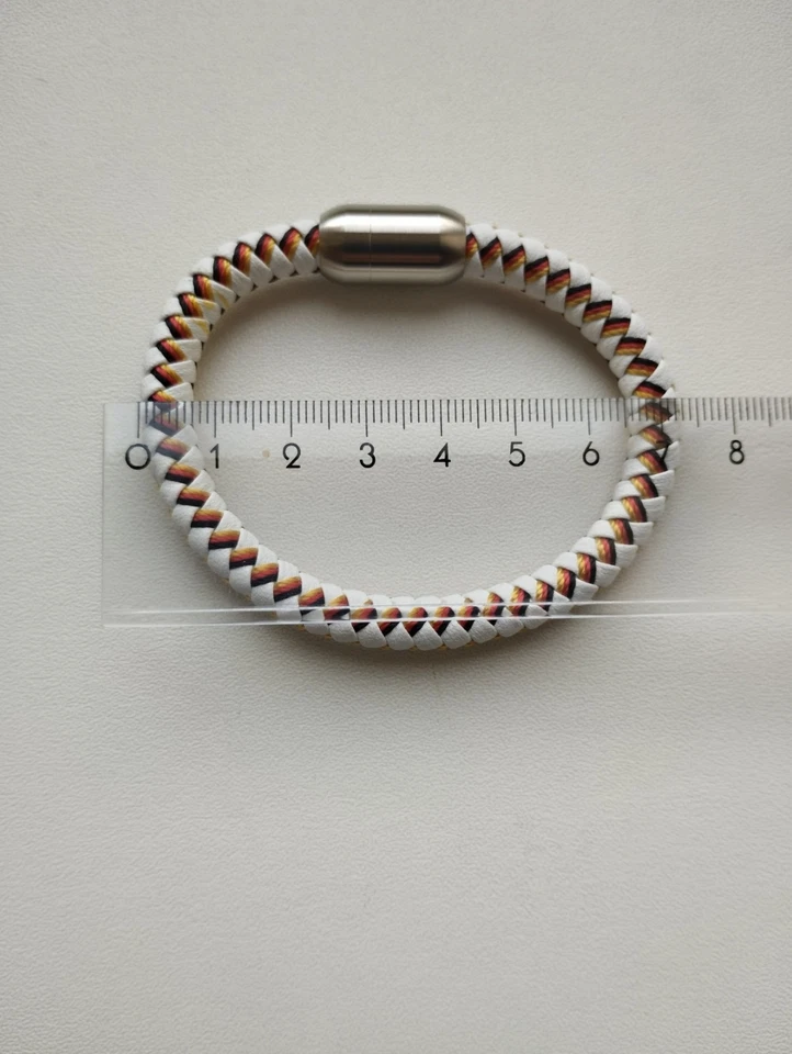 Manguun Armband " Deutschland " , Textil , 20cm. - Bild 4 von 4