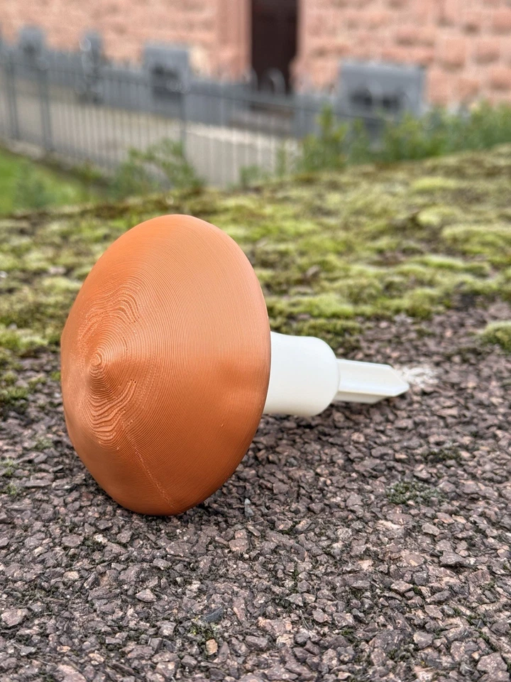 Geocaching Nascondiglio per Funghi - Stampato in 3D con Scomparto per Diario di Logo - Immagine 4 di 4