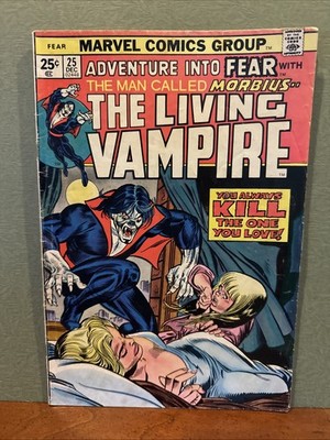 Marvel Comics Adventure Into Fear #25 The Living Vampire Morbius MVS cut out 1.0