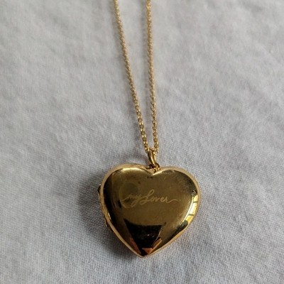 Taylor Swift Gold Heart Locket My Lover Valentine's Day Anniversary Rare HTF