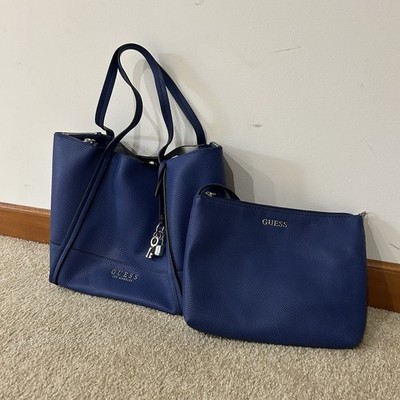 GUESS Blue Heidi Tote Bag 2-in-1