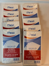Mead Memo book refill, 80 sheets each 10 