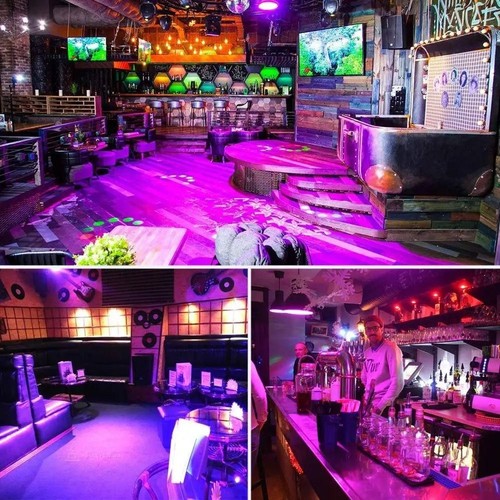 Atmosphere UV Purple Bulb 360 Glow Purple Black Light Bulb Bar Decoration - Picture 11 of 12