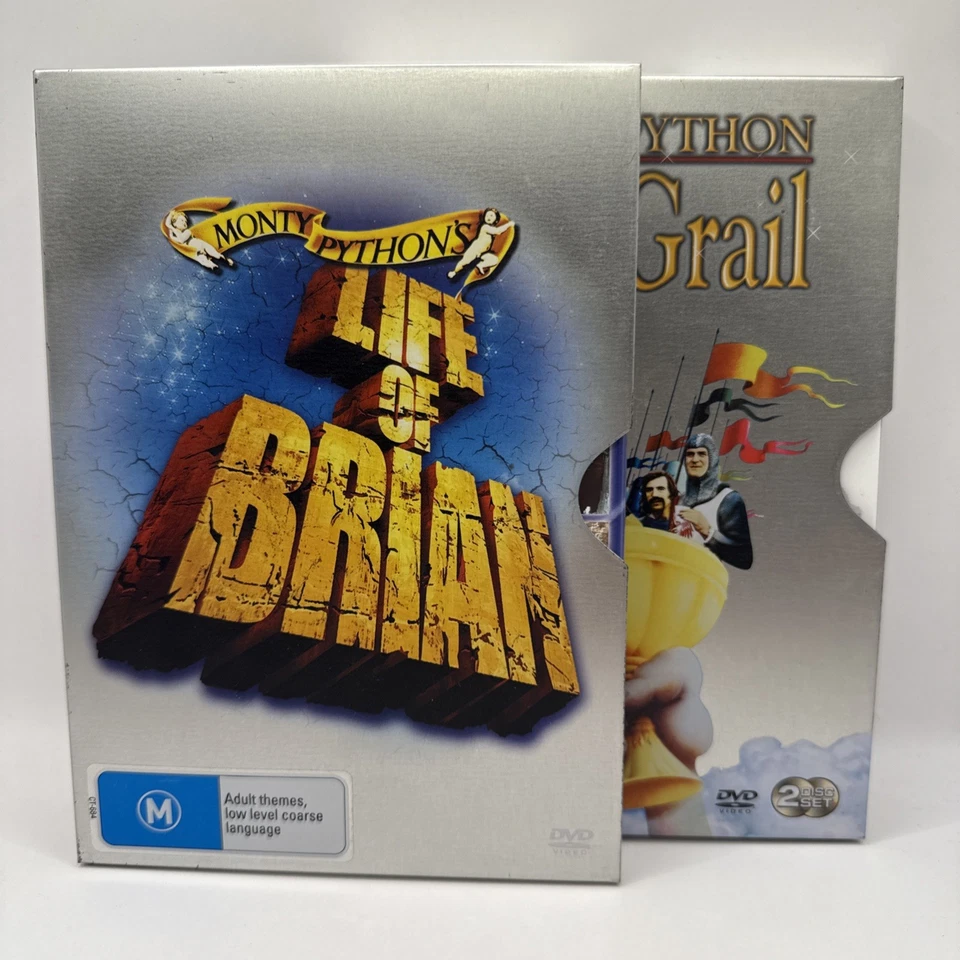 Monty Python & The Holy Grail + Life Of Brian Collectors Edition Steel Books DVD - Image 2 of 4