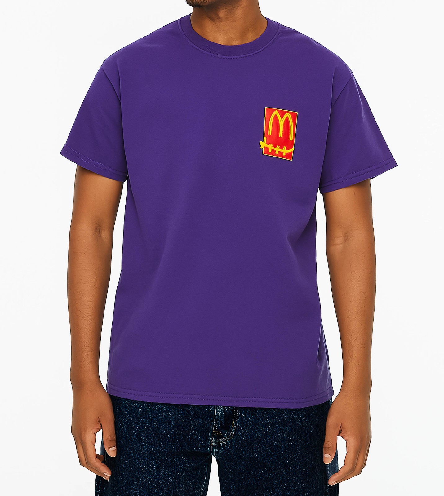Travis Scott x McDonald’s T-Shirt Purple XL Cactus Jack 2020 Collab Rare Tee