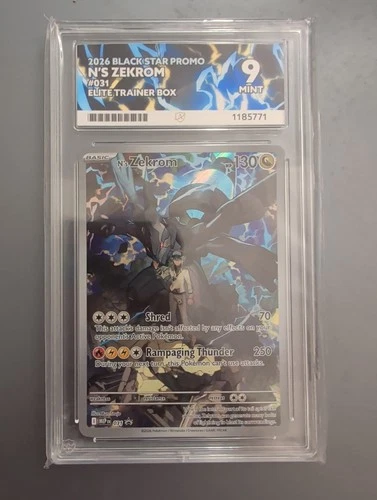 Pokémon TCG N's Zekrom 031 Black Star Promo Holo English 2026 Ace 9