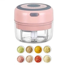 Electric Mini Garlic Chopper, 100ML USB Mini Food Chopper Garlic Mincer