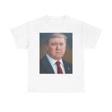 Shane Gillis Graphic T Shirt Funny Trump Photo Unisex Heavy Cotton Tee