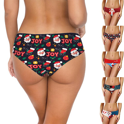Womens Christmas Underpants Funny Xmas Lingerie T-back Panties 3D Printing Sexy | eBay Womens Christmas Underpants Funny Xmas Lingerie T-back Panties 3D Printing Sexy | eBay