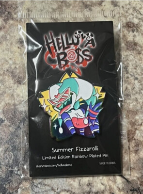Vivziepop Helluva Boss Fizz Fizzarolli Swimsuit 2024 Enamel Pin Rainbow Plated